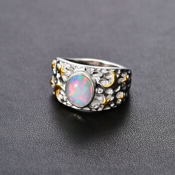 AA nat&uuml;rlicher, &auml;thiopischer Welo Opal Ring - 1,23 ct.