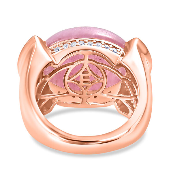 EverTrue Kunzit und Zirkon Ring - 11,77 ct. image number 6