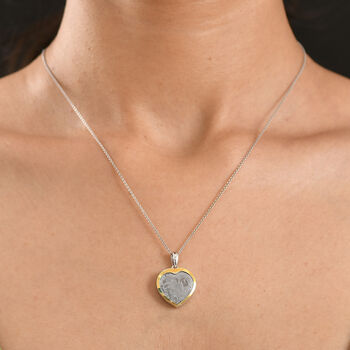 D'Joy Meteorit zweifarbiger Ring und Anh&auml;nger