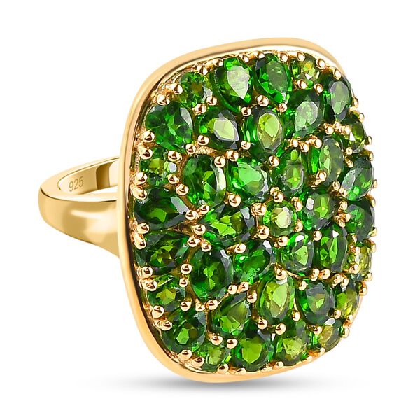 Natürlicher Chromdiopsid-Ring - 6,15 ct. image number 0