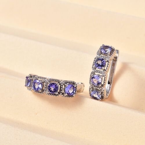 Tansanit Ohrringe - 1,39 ct. image number 1