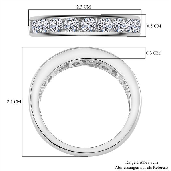LUXURIANT SGL zertifizierter VS-EF Labor Diamant Ring - 1,50 ct. image number 7