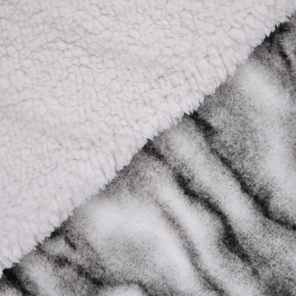 Serenity Night- wolkenweiche Kunstfell-Sherpa-Decke, Wei&szlig; image number 8