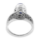 Royal Bali Kollektion - Tansanit Ring 925 Silber image number 4