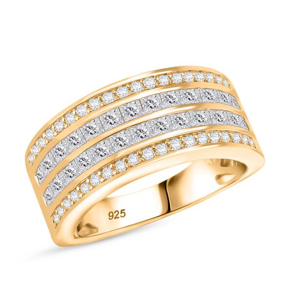 Moissanit Ring, ca. 1,60 ct. image number 4