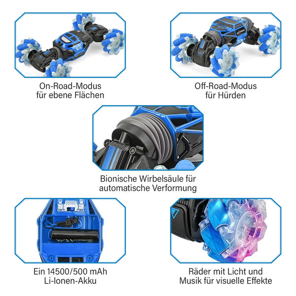Mini-RC-Auto, Blau image number 4