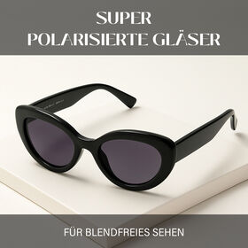 Sole und Luce - Swiss Eyewear - G. Kelly Ultra-polarisierte Sonnenbrille UV400, Schwarz