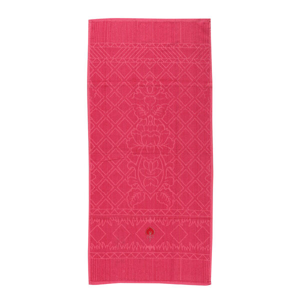 2er-Set Badetuch mit Stickerei, Rosa image number 4