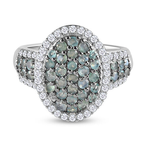 Alexandrit und Zirkon-Ring - 1,91 ct. image number 0