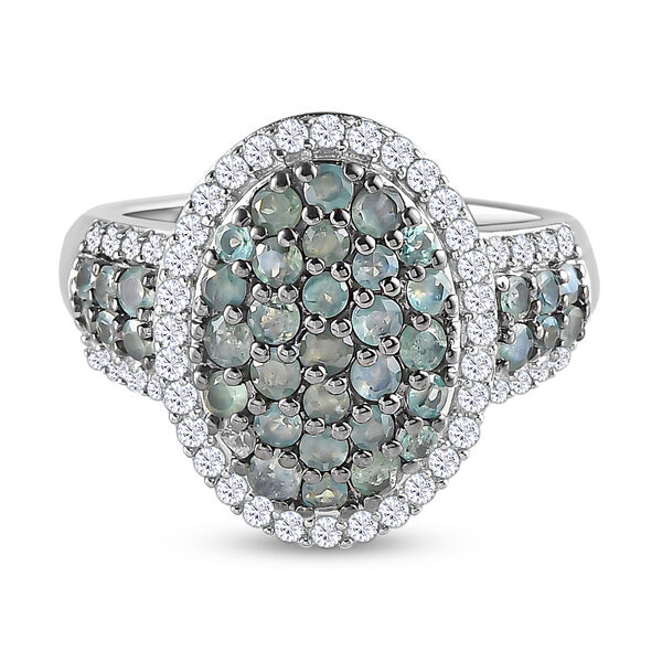 Alexandrit und Zirkon-Ring - 1,91 ct. image number 0