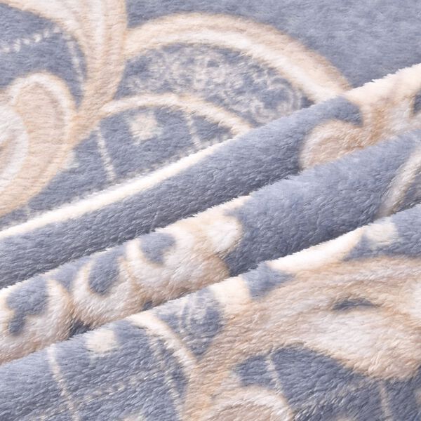 Flanell Decke, dunkelgrau image number 9