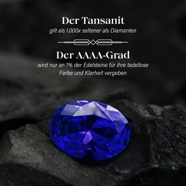 RHAPSODY AAAA Tansanit und VS EF Diamant Halo-Ring in 950 Platin - 	9,04 ct. image number 4