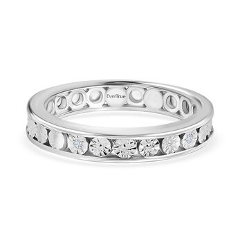 EVER TRUE Wei&szlig;er Diamant Ring Nickelfreies Messing (Gr&ouml;&szlig;e 17.00)