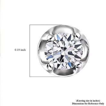 LUXURIANT I2 Labor Diamant Ohrringe, 925 Silber rhodiniert - 0,20 ct.