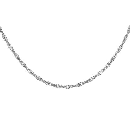 Italienische Singapurkette, ca. 45 cm, 950 Platin