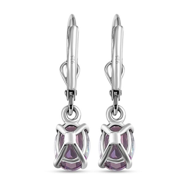 Nordlicht mystische Topas Ohrringe, 925 Silber platiniert ca. 1.90 ct image number 5