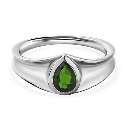 Natürlicher Chromdiopsid-Ring - 1,34 ct.