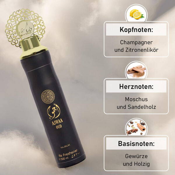 Nusuk Dubai Air Freshner AJWAA OUD 300 ml image number 1