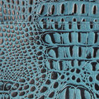 Umhängetasche aus echtem Leder mit Kroko-Prägung und Kettenriemen, Blau image number 7