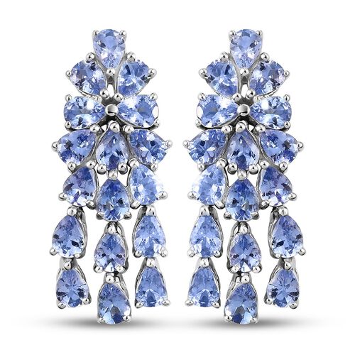 Tansanit Ohrringe in Silber 5,03 Ct image number 0