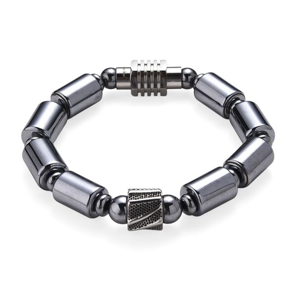 Terahertz Armband ca. 20 cm Reiner Edelstahl ca. 130,00 ct. image number 0