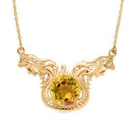 EVER TRUE Sphaleros Quarz Halskette ca. 50 cm Nickelfreies Messing ca. 10,87 ct.