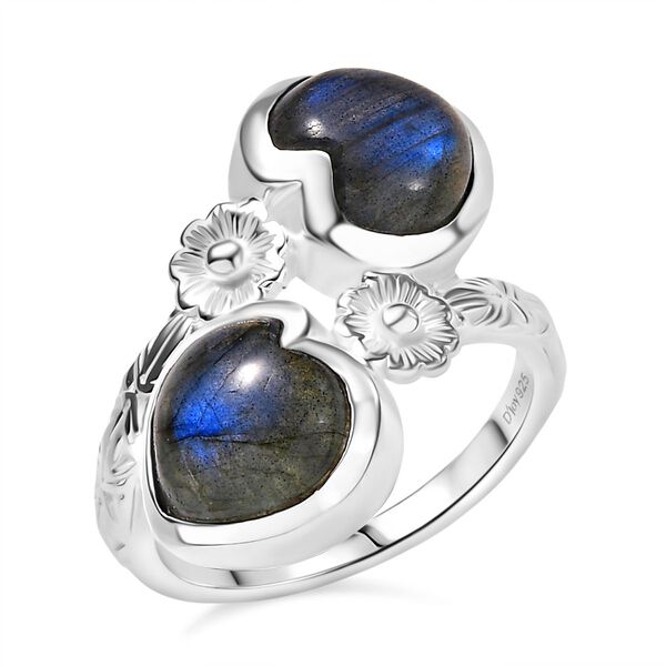 D'Joy AA Labradorit Ring 925 Silber (Größe 17.00) ca. 5,66 ct image number 4