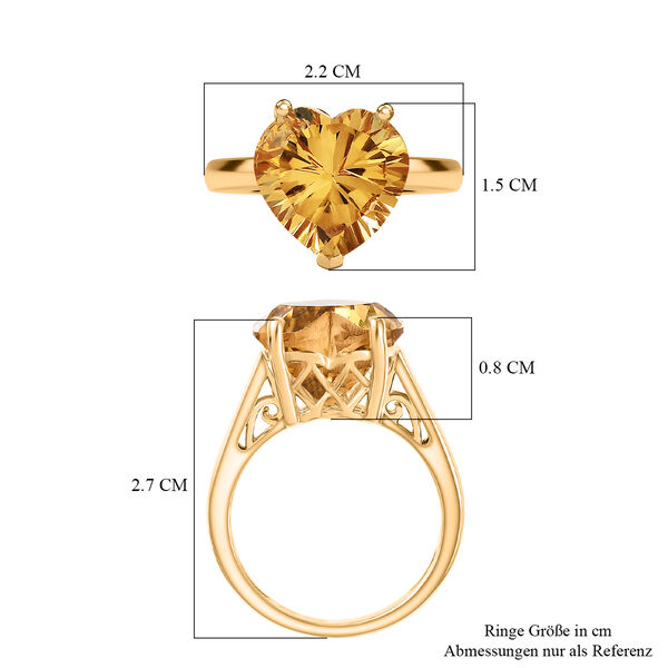 D'Joy AA Citrin Ring - 5,72 ct. image number 7