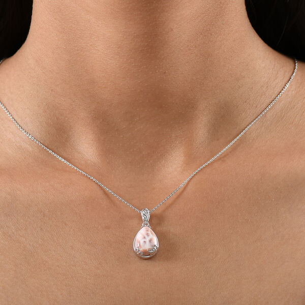 D’Joy AA Natrolith Anhänger mit 50cm Kette - 5,81 ct. image number 3