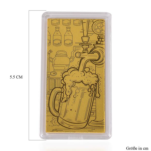 999er Gold-Barren mit Brauereimotiv image number 5