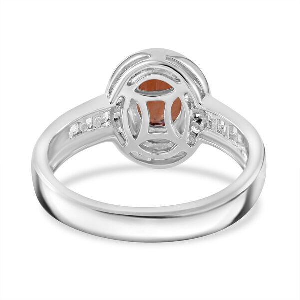 AA Sonnenuntergang Zirkon, Weißer Zirkon Ring, 925 Silber rhodiniert (Größe 19.00) ca. 3.45 ct image number 3
