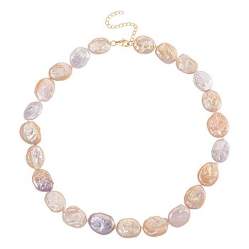 D'Joy mehrfarbige Keshi Perle 45+5cm Halskette