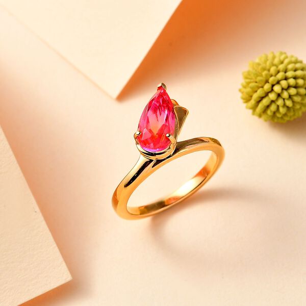 Sunset Triplett Quarz Ring, ca. 2,05 ct. image number 2