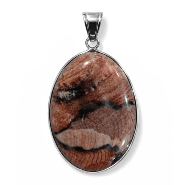 Sonnenstein-Jaspis Anh&auml;nger ca. 60,00 ct.