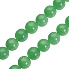 Grüne Jade-Halskette und Ohrringe, beads (5-7mm), 925 Silber rhodiniert ca. 254.00 ct image number 3