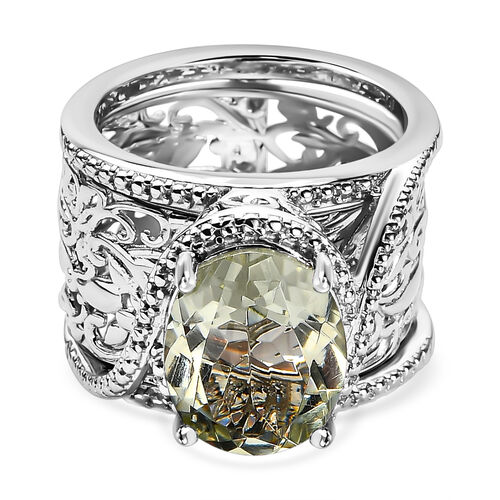 Prasiolith Cocktail Ring - 4,53 ct. image number 0