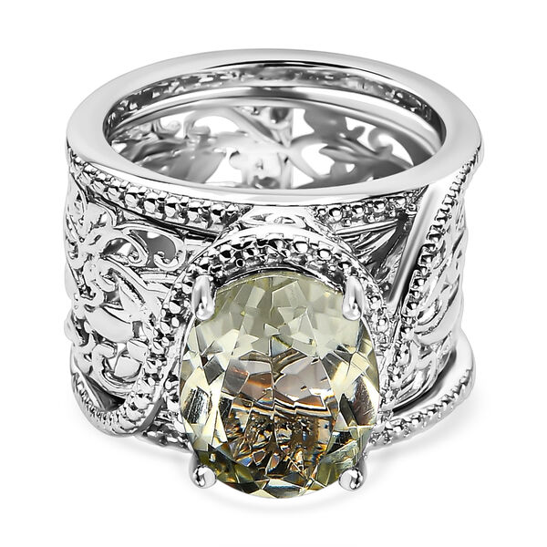 Prasiolith Cocktail Ring - 4,53 ct. image number 0