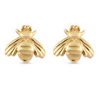 Honigbiene Ohrstecker 925 Silber vergoldet