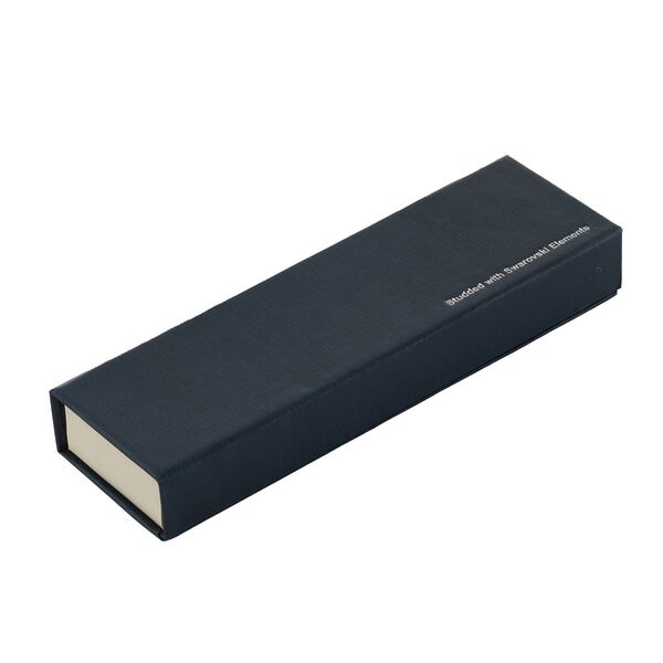 2er Set -  Kugelschreiber mit Kristall, metallic-grau image number 6