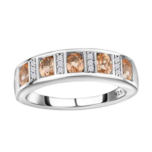 AA Ceylon kaiserlicher Granat und Zirkon-Ring - 1,24 ct. image number 3