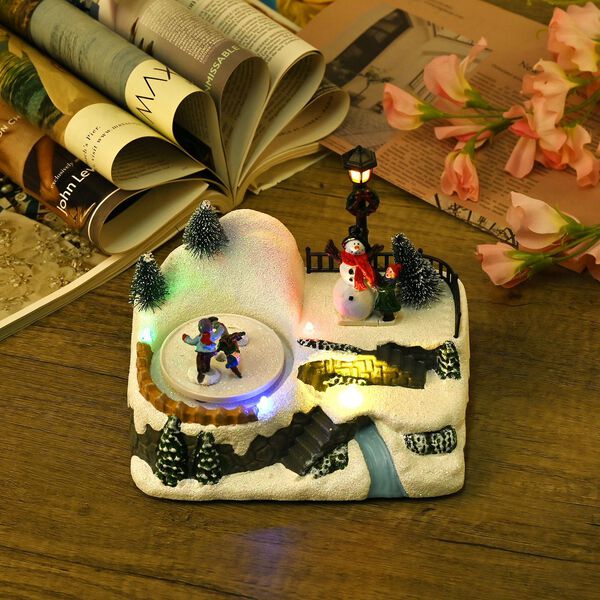 LED-Musikbox Karussell im Weihnachtsdesign image number 6