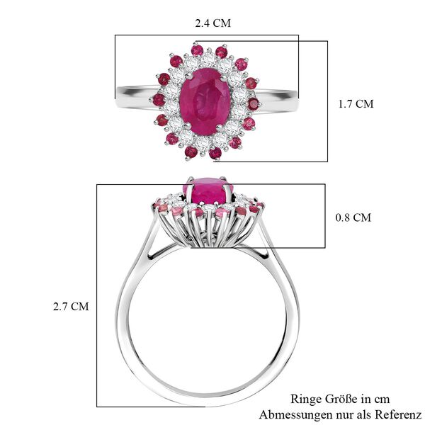 D'Joy Ilakaka Rosa Saphir und Zirkon Ring - 2,85 ct. image number 6