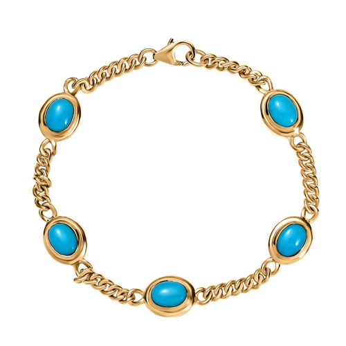 Amerikanisches, natürliches Sleeping Beauty Türkis-Armband - 5,40 ct. image number 0