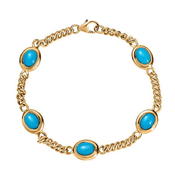 Amerikanisches, natürliches Sleeping Beauty Türkis-Armband - 5,40 ct. image number 0