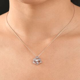 LUXURIANT SI-GH Labor Diamant Anh&auml;nger mit 45cm Kette - 0,50 ct.