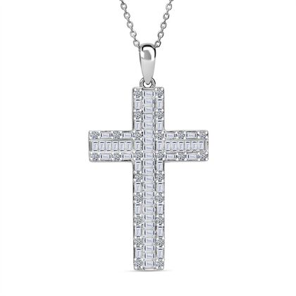 LUXURIANT DIAMOND - Lab Grown Diamant SI-GH Schmuckset 925 Silber rhodiniert ca. 1,00 ct.