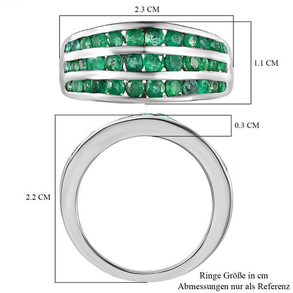 Premium Kagem sambischer Smaragd-Ring -1,40 ct. image number 7