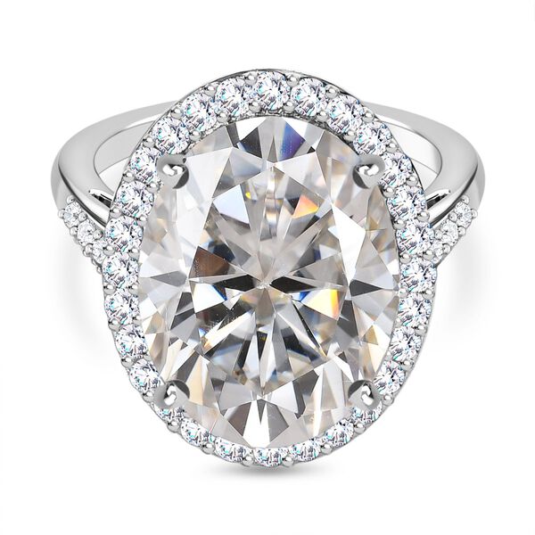 Moissanit Ring, ca. 10.48 ct