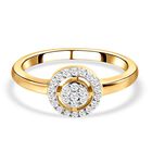 Diamant Halo Ring - 0,20 ct. image number 1