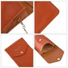 Sencillez - Handy Crossbody Tasche aus 100% echtem Leder mit Sichtfenster, 12x1x18cm, Orange image number 4